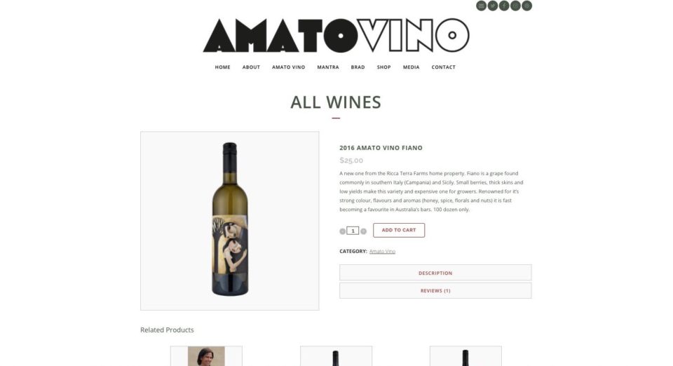 Amato Vino Store Preview