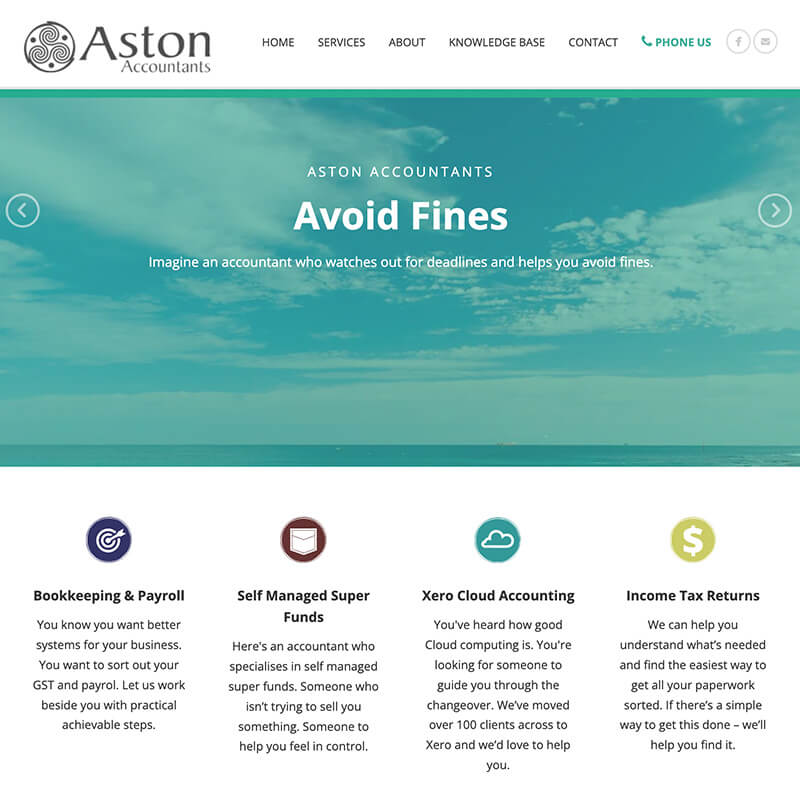 Aston accountants home