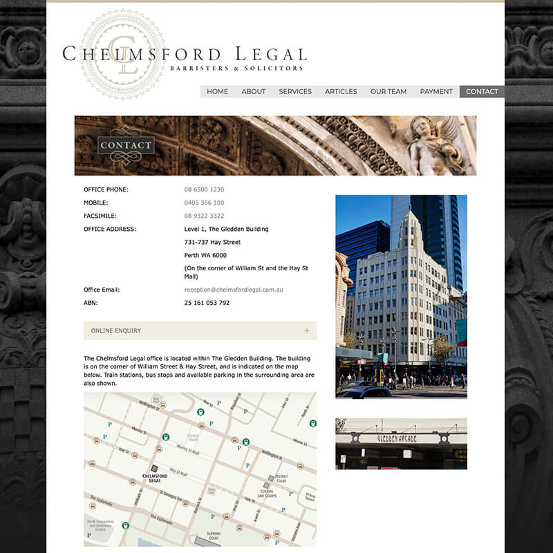 Chelmsford Legal contact