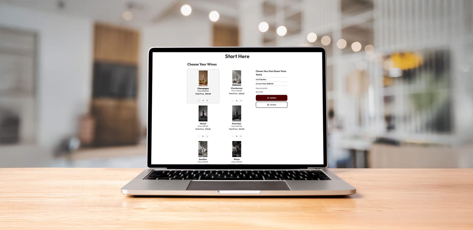 Tectalic Wine Club running on a winery's Shopify store