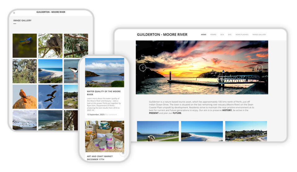 Guilderton WA Responsive Graphic