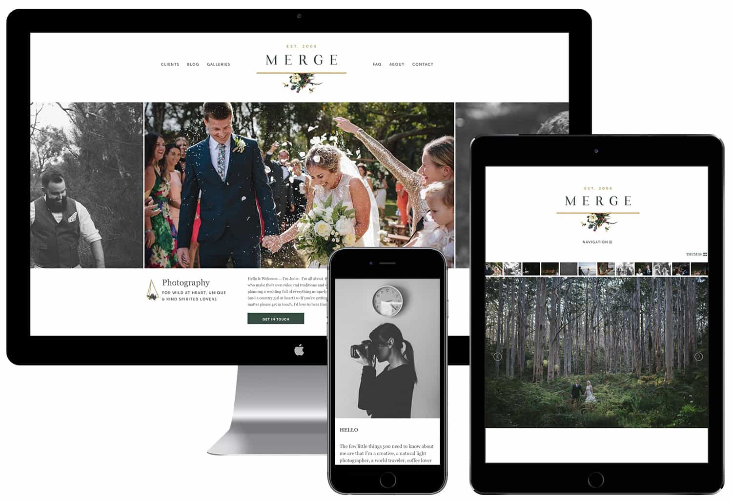 Responsive Graphic - Merge Photography