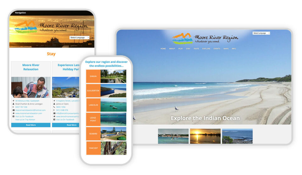 Moore River Region Responsive Graphic