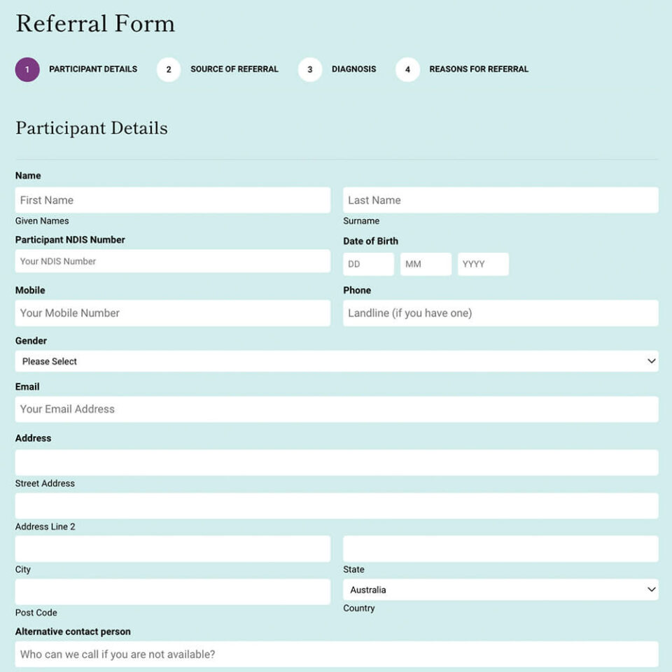 Custom Forms