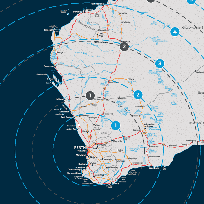 Aero Hire Map