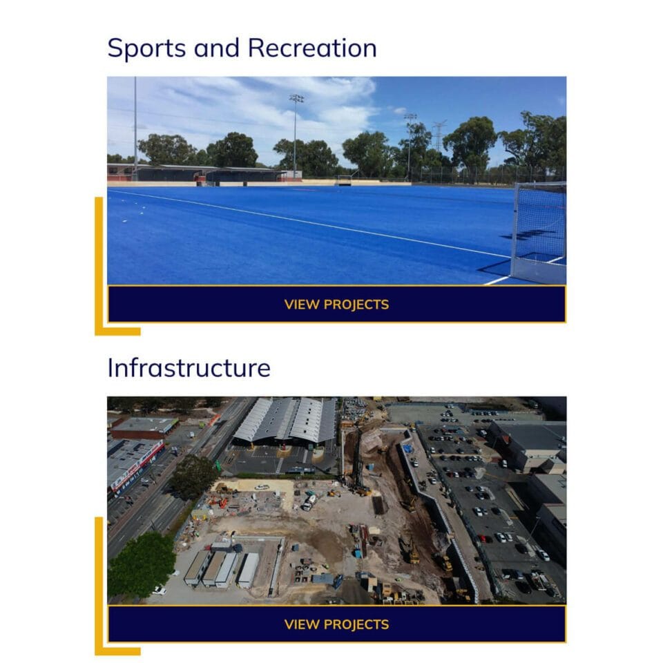 Porter Consulting Engineers website design - custom project showcase