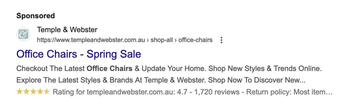 Text ads digital advertising