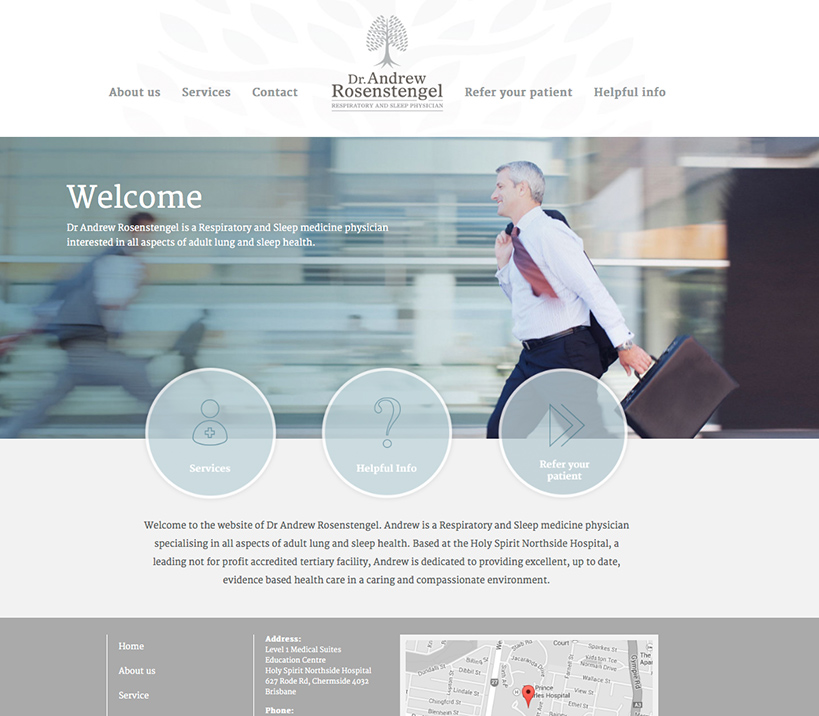 Dr Andrew Rosenstengel Medical Website Home