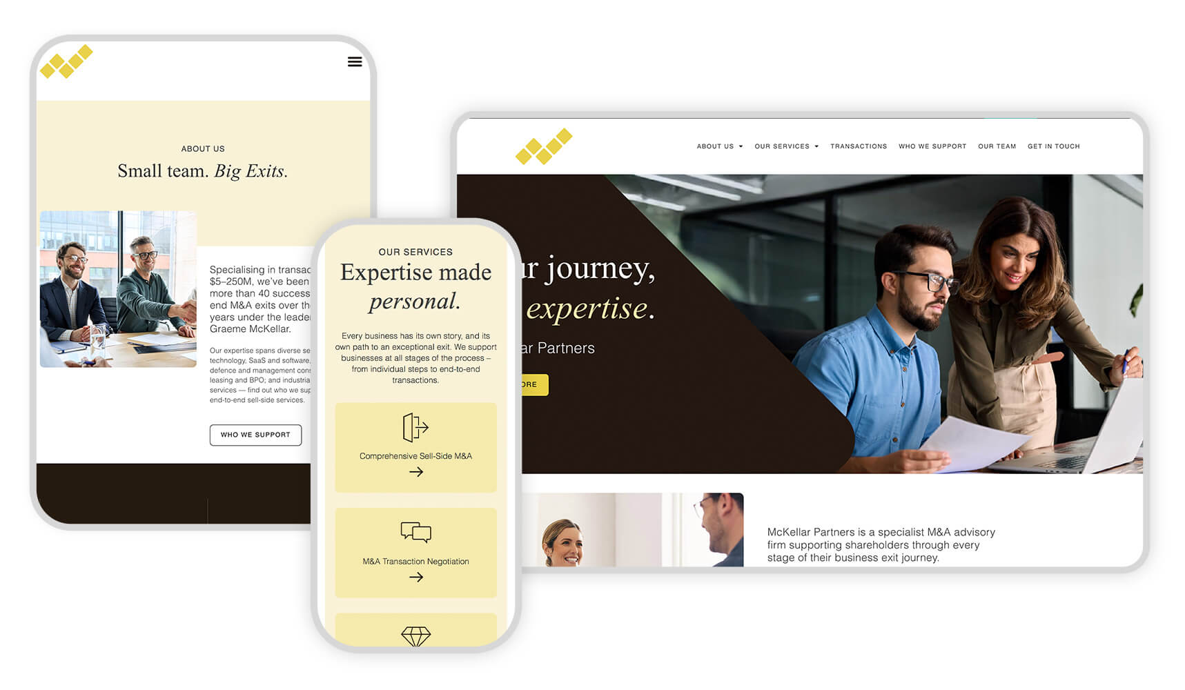 McKellar Partners Responsive Graphic