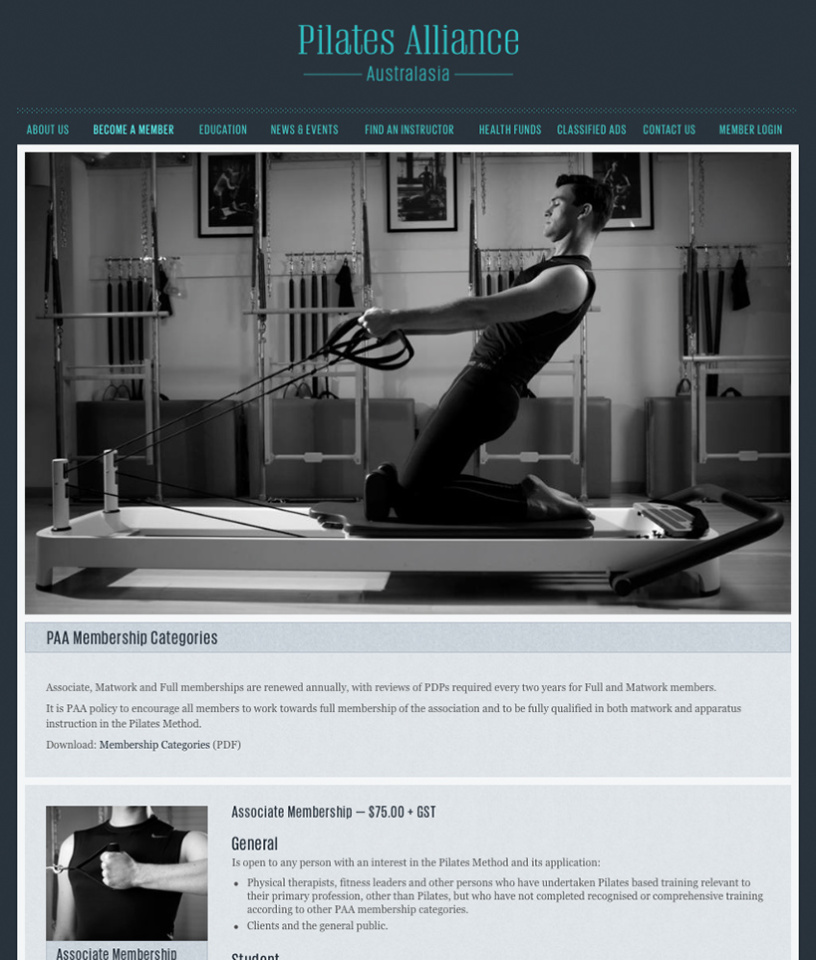 Pilates Alliance of Australasia Membership