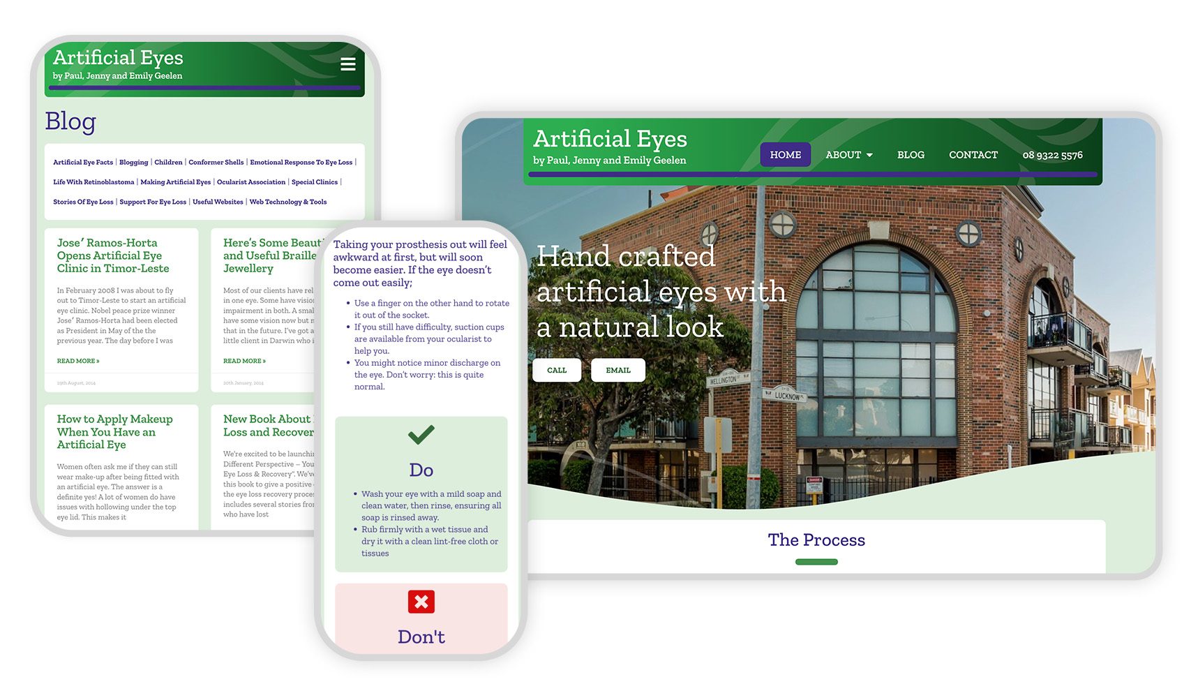 Responsive Graphic Artificial Eye Services