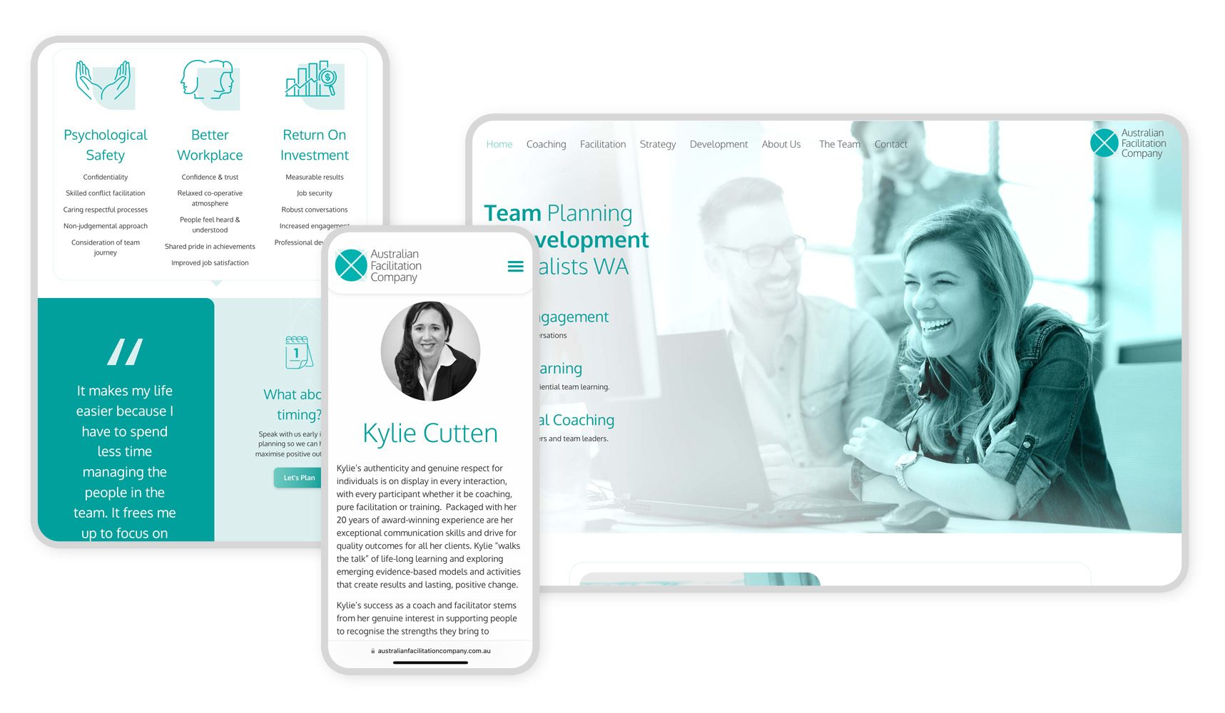 Responsive Graphic - Australian Facilitation Company