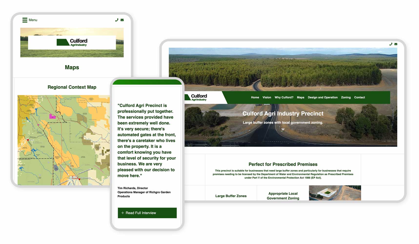 Responsive Graphic - Culford Agri Industry Precinct