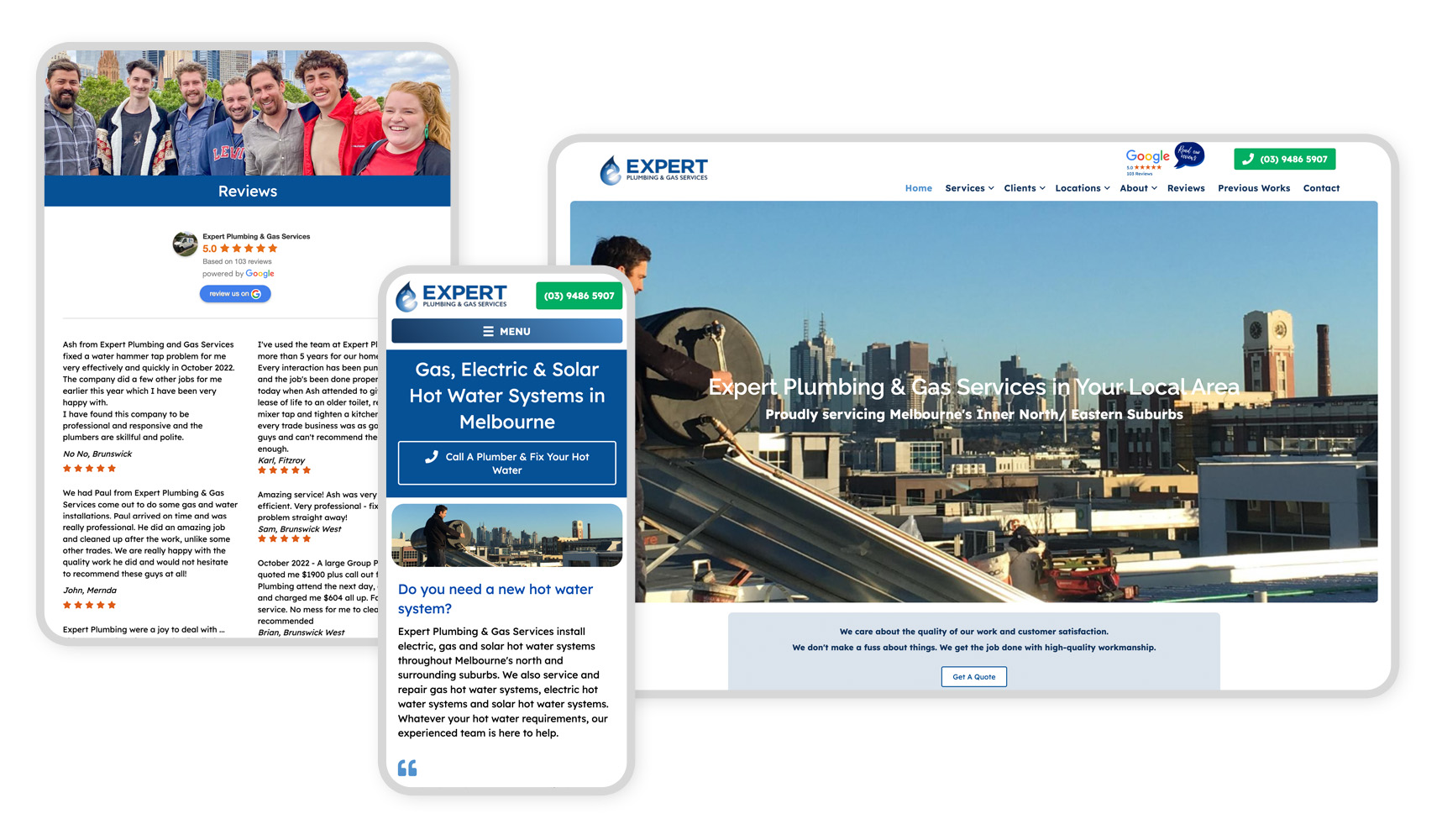 Responsive Graphic Expert Plumbing