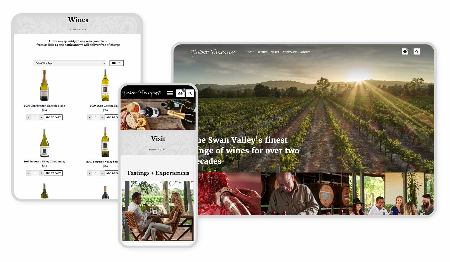 Responsive Graphic Faber Vineyard