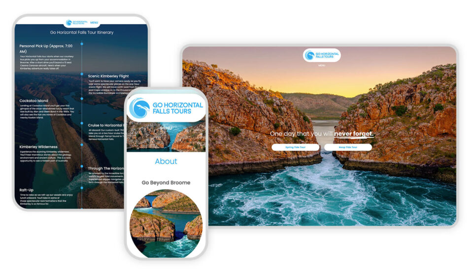 Go Horizontal Falls Tours Responsive Graphic
