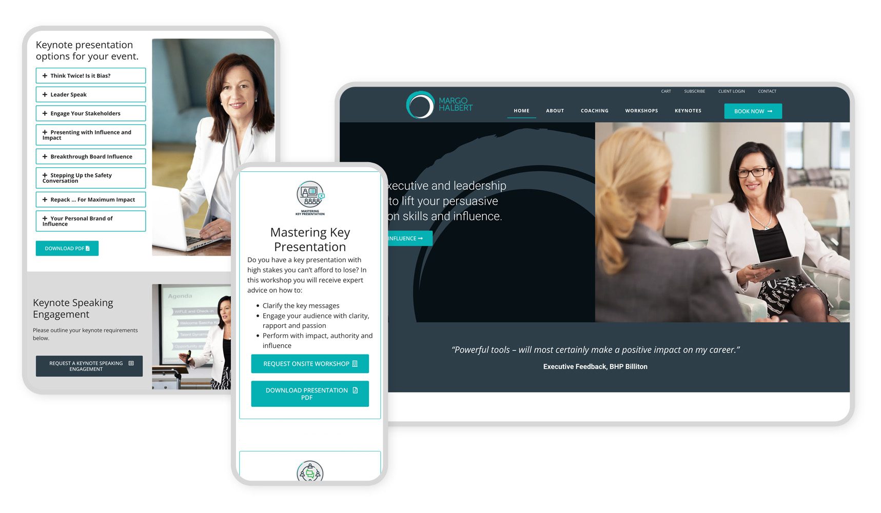 Responsive Graphic Margo Halbert