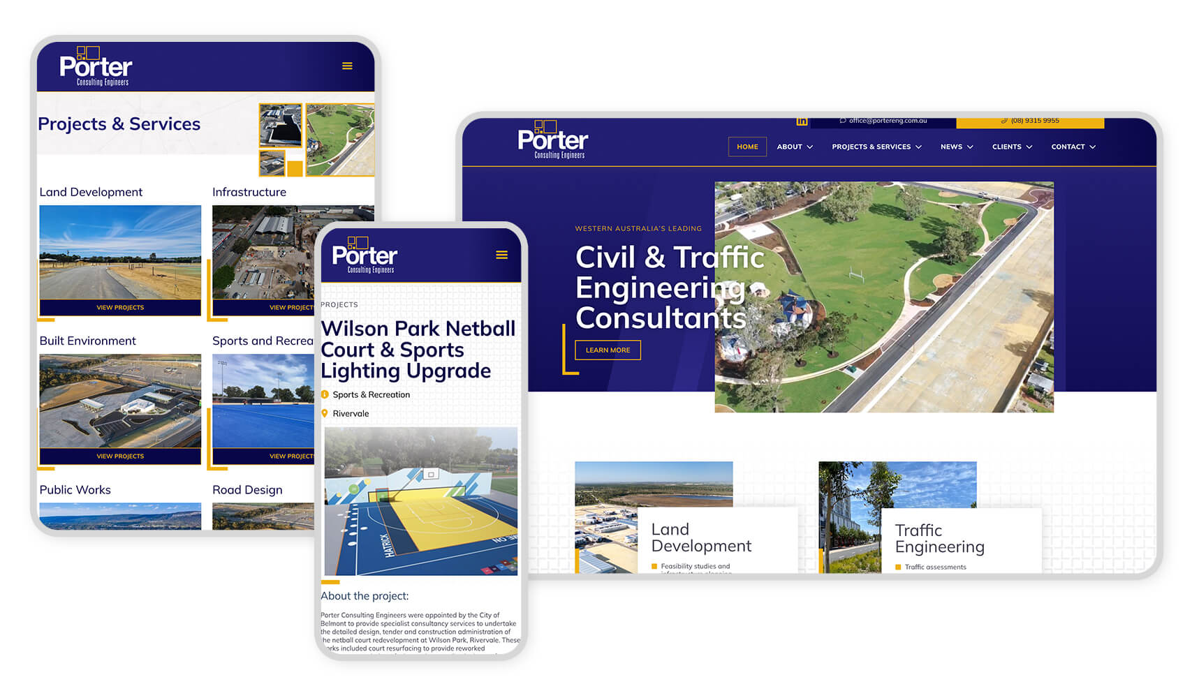 Responsive Graphic Porter Porter Consulting Engineers 2023