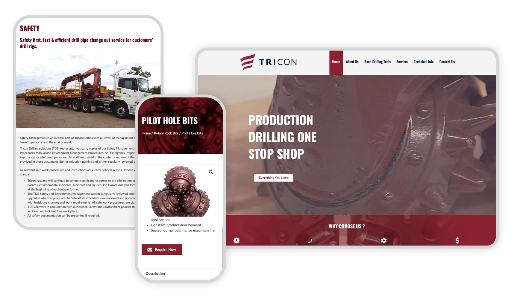 Responsive Graphic Tricon