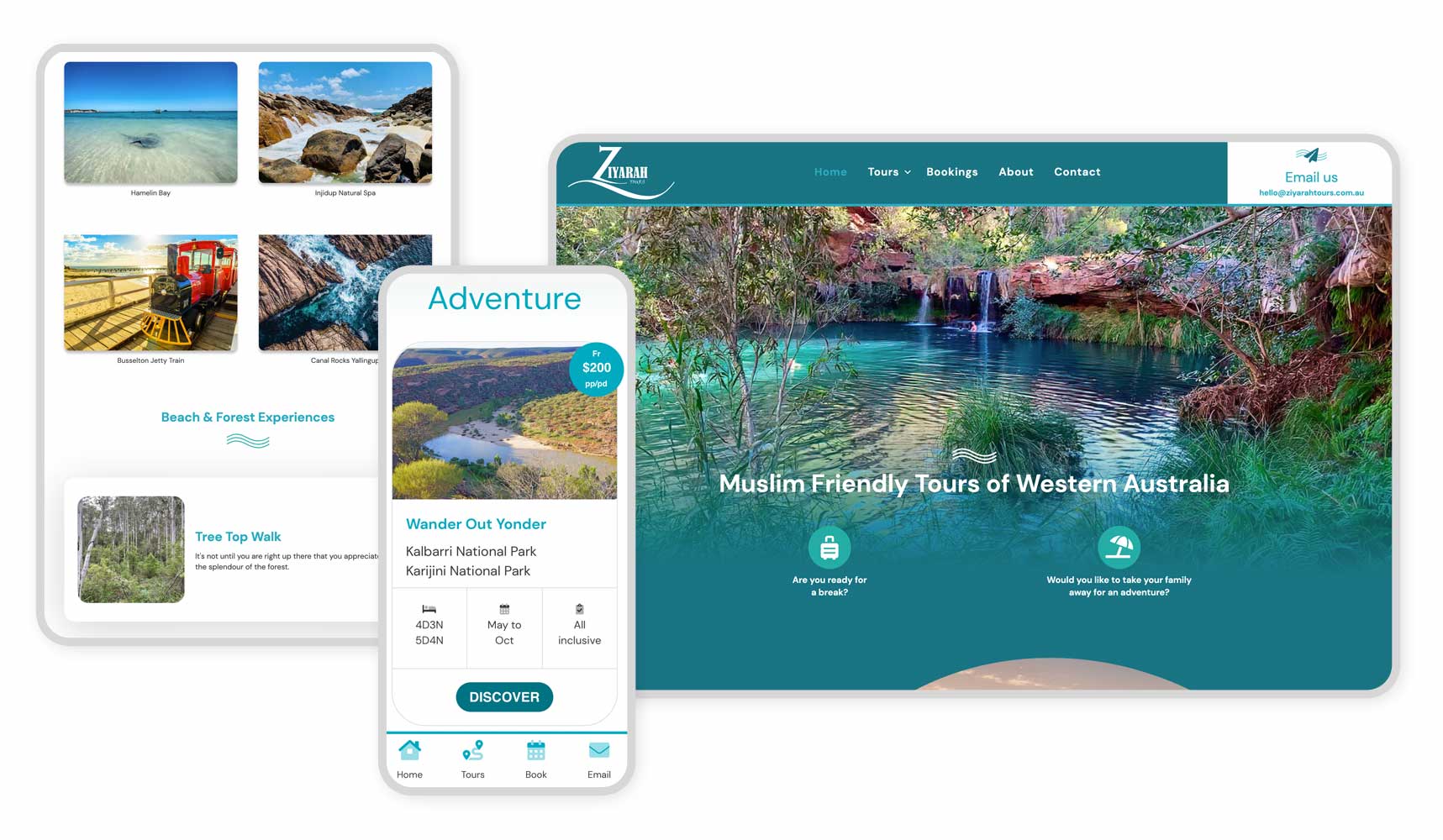 Responsive Graphic Ziyarah Tours