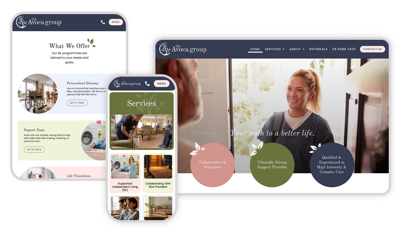 The Avoca Group - Responsive Graphic
