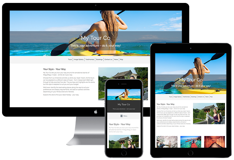 Tour Operator Websites